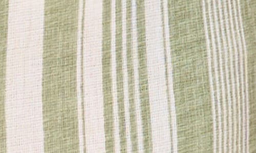 VINCE CAMUTO VINCE CAMUTO VARIEGATED STRIPE CROP WIDE LEG PANTS 