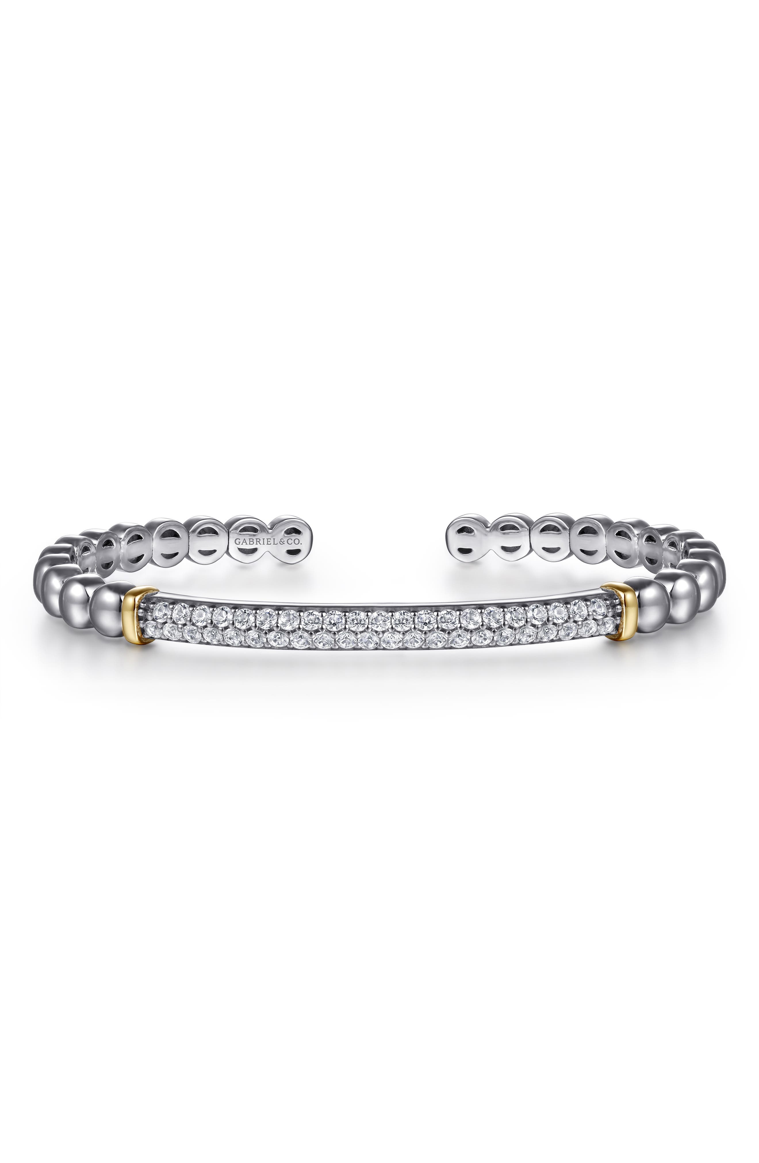 selected SILVER/ 14K YELLOW GOLD