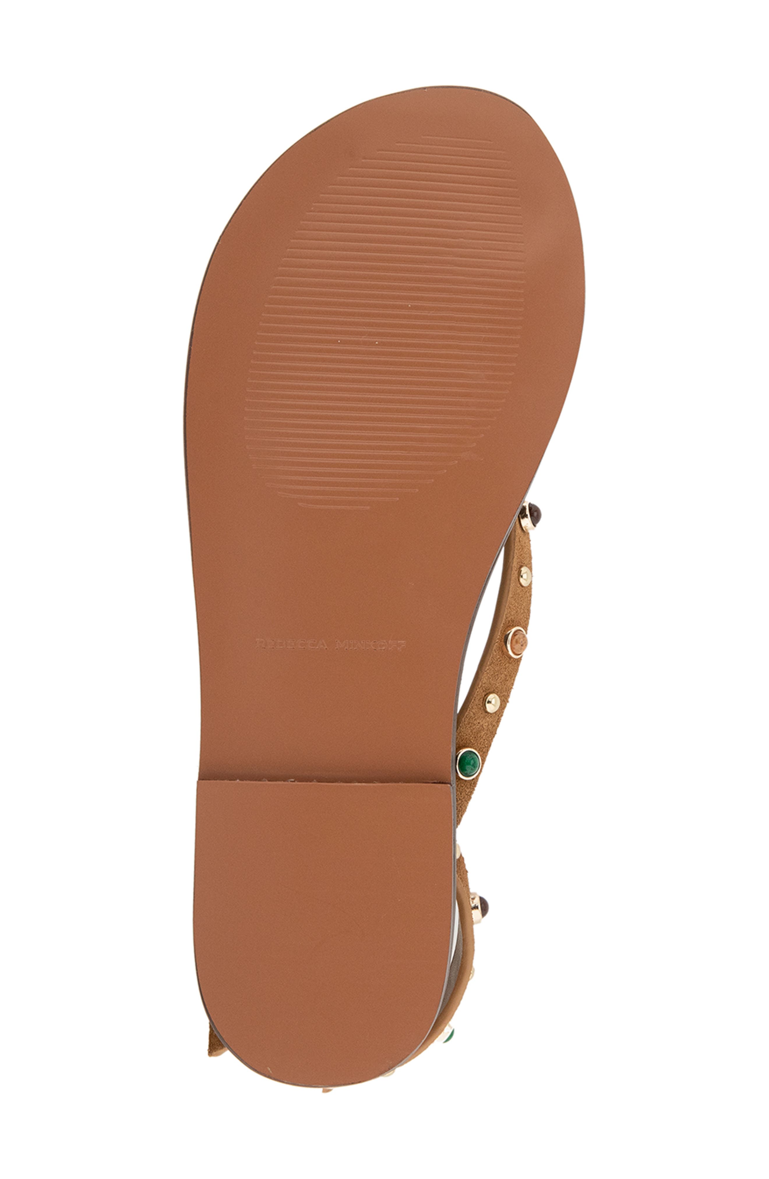 Rebecca Minkoff Jamie Ankle Strap Sandal, Alternate, color, Walnut