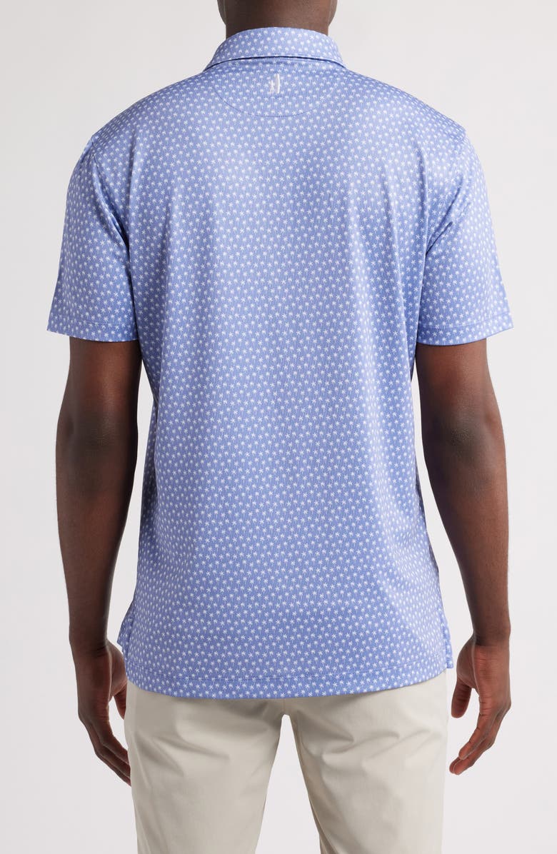 johnnie-O Areca Palm Tree Print PREP-FORMANCE Golf Polo, Alternate, color, Verbena