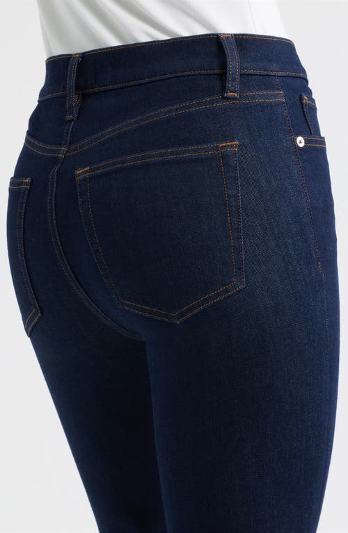 Frame The Pixie Icon High Waist Flare Jeans In Blue