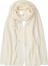 Lauren Ralph Lauren Pointelle Patchwork Wrap