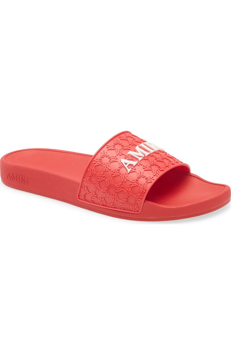 AMIRI MA Quad Slide Sandal, Main, color, True Red