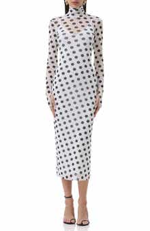Shailene Long Sleeve Body-Con Midi Dress