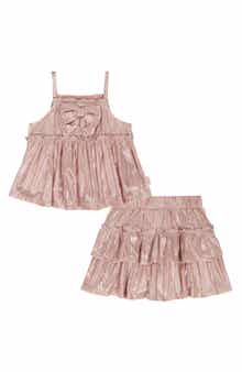 Juicy Couture Kids' Bow Tank & Tiered Skirt Set