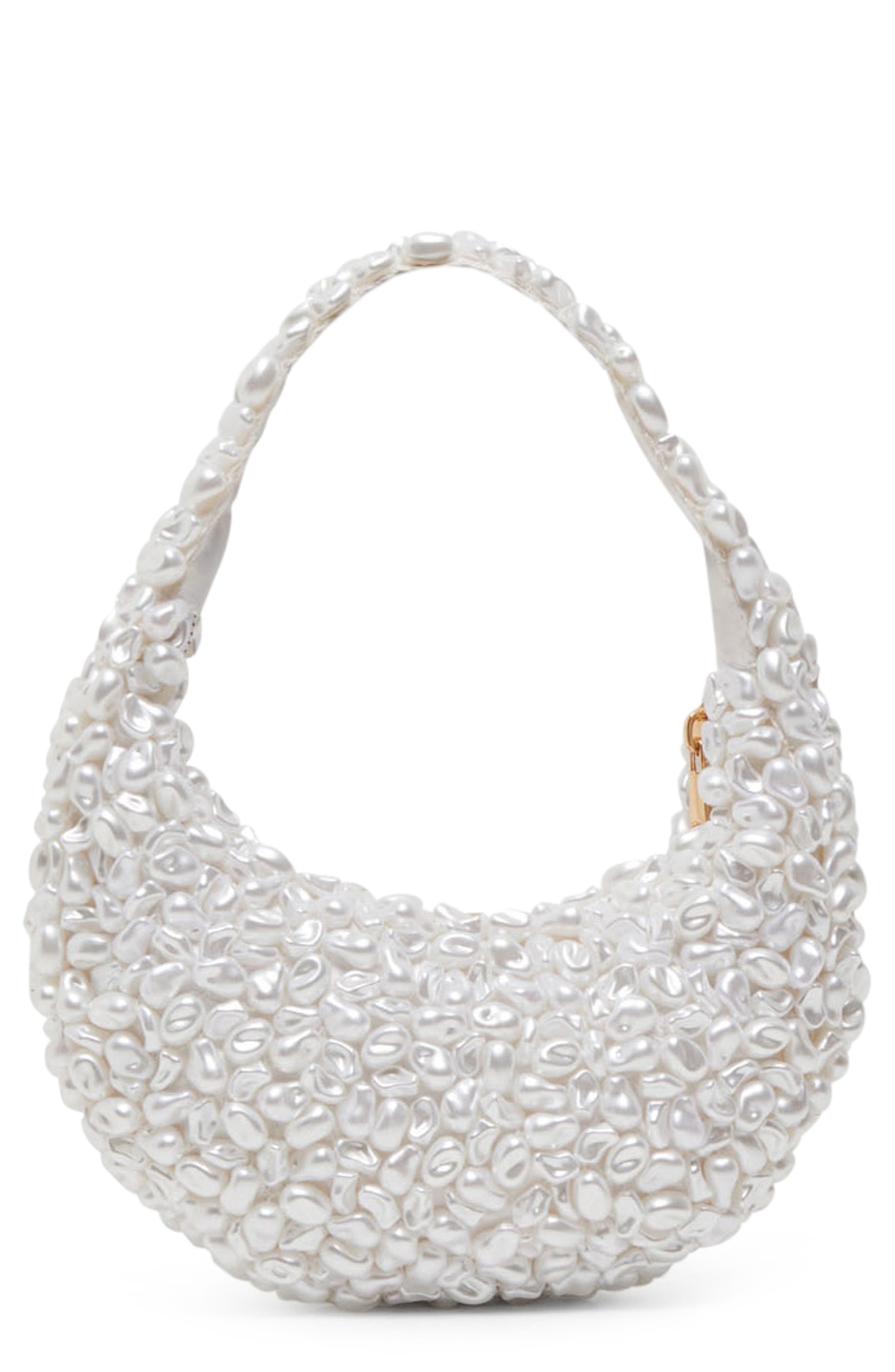 Dolce Vita Pearla Faux Pearl Shoulder Bag, Main, color, 
