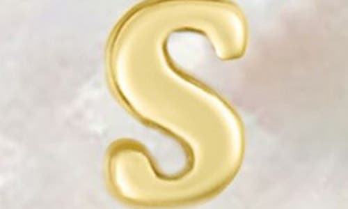 Adornia Mother-of-pearl Clover Initial Pendant Necklace In White-s