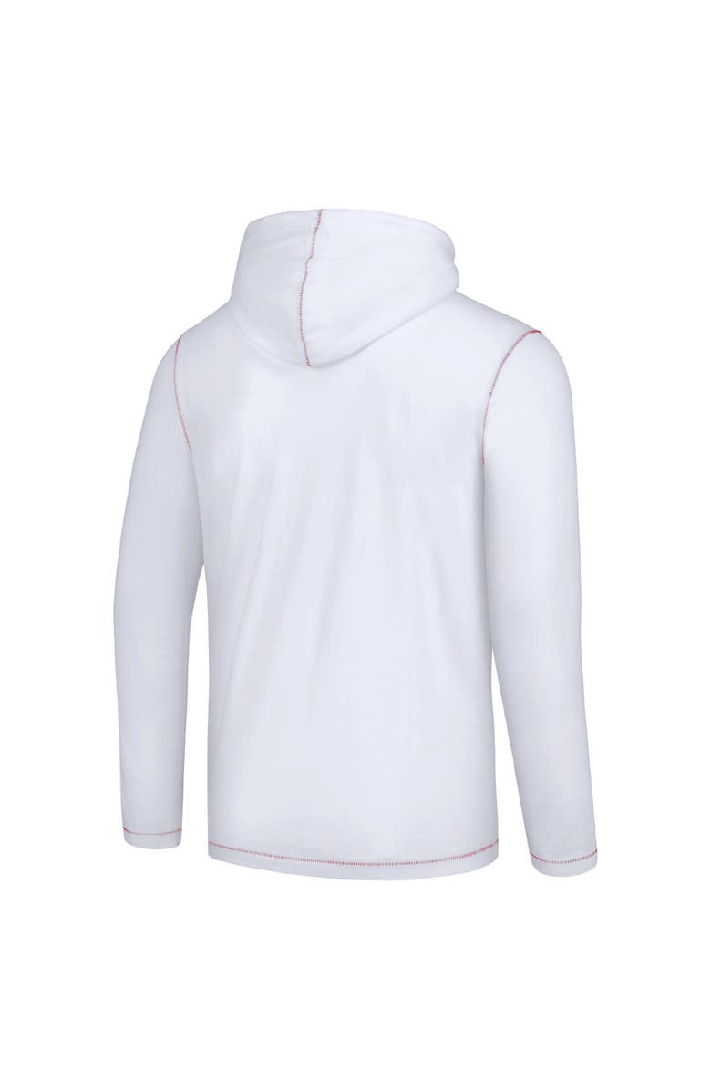 Tommy Bahama Men's Tommy Bahama White Buffalo Bills Graffiti Touchdown Pullover Hoodie, Alternate, color, White