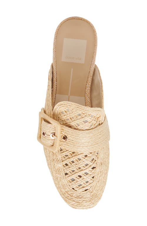 Dolce Vita Sianna Flats Natural Raffia In Natural Raffia