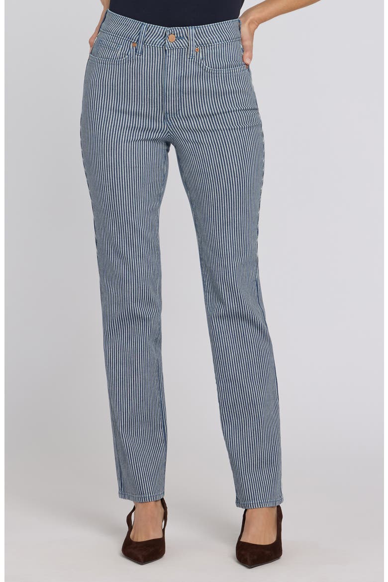 Marilyn Straight Leg Jeans, Main, color, MALAGA STRIPE