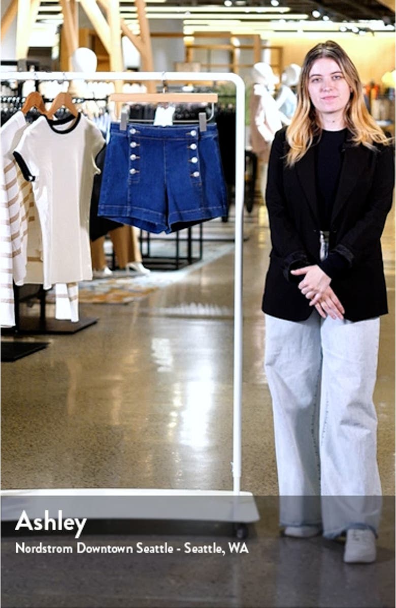 Denim Sailor Shorts, sales video thumbnail