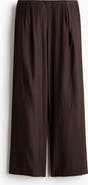 H&M Crinkled Viscose-blend Trousers