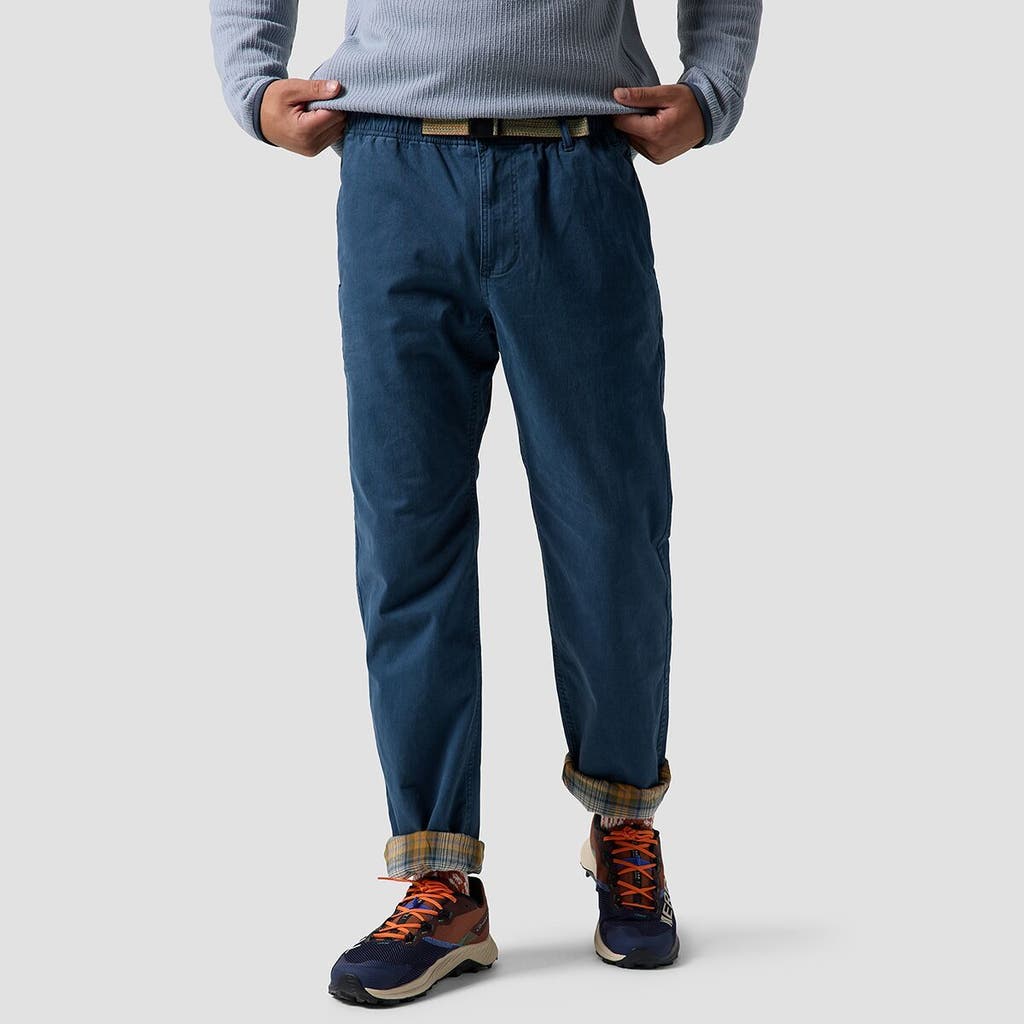 Backcountry Venture Daily Flannel Lined Pant In Blue