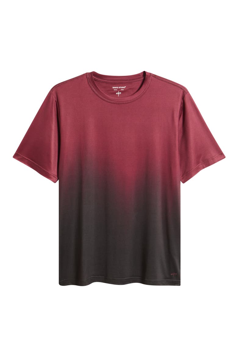 Tempo Tech T-Shirt, Alternate, color, FADE MERLOT
