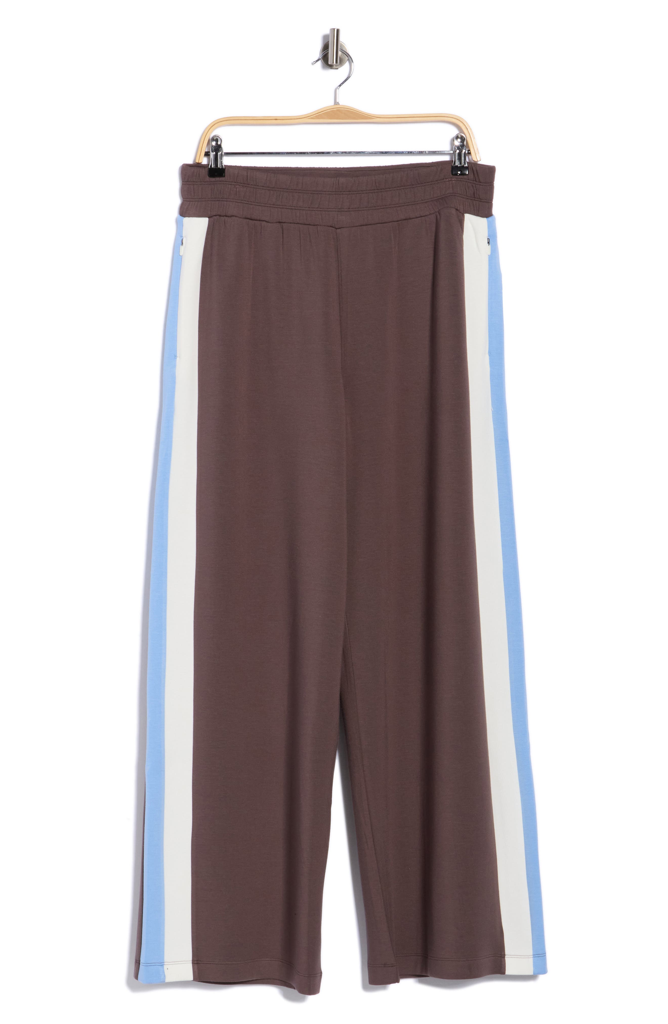 Colorblock Wide Leg Track Pants