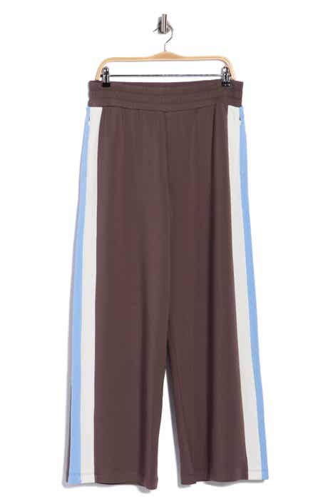 Colorblock Wide Leg Track Pants