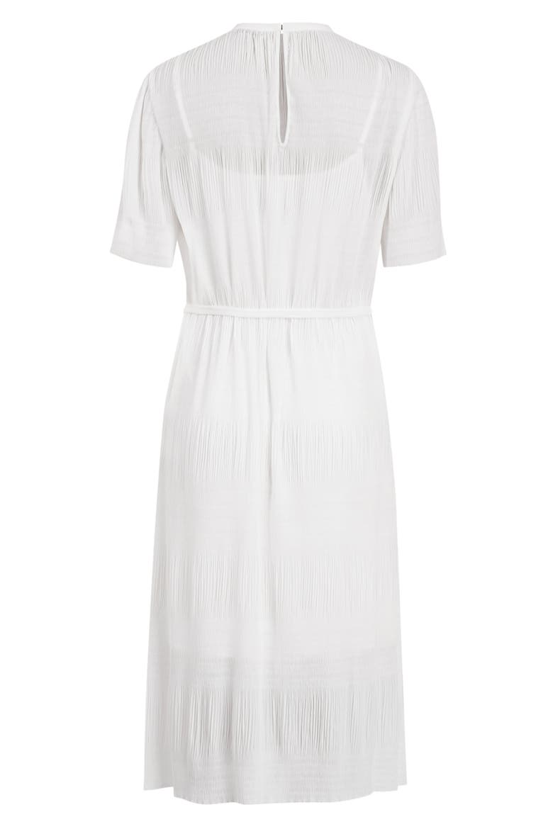 Kano Short Sleeve A-Line Dress, Alternate, color, CHALK WHITE