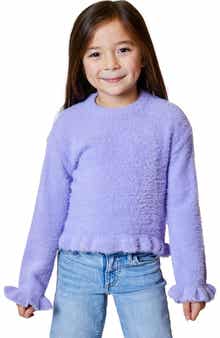 Design History Kids' Ruffle Trim Sweater