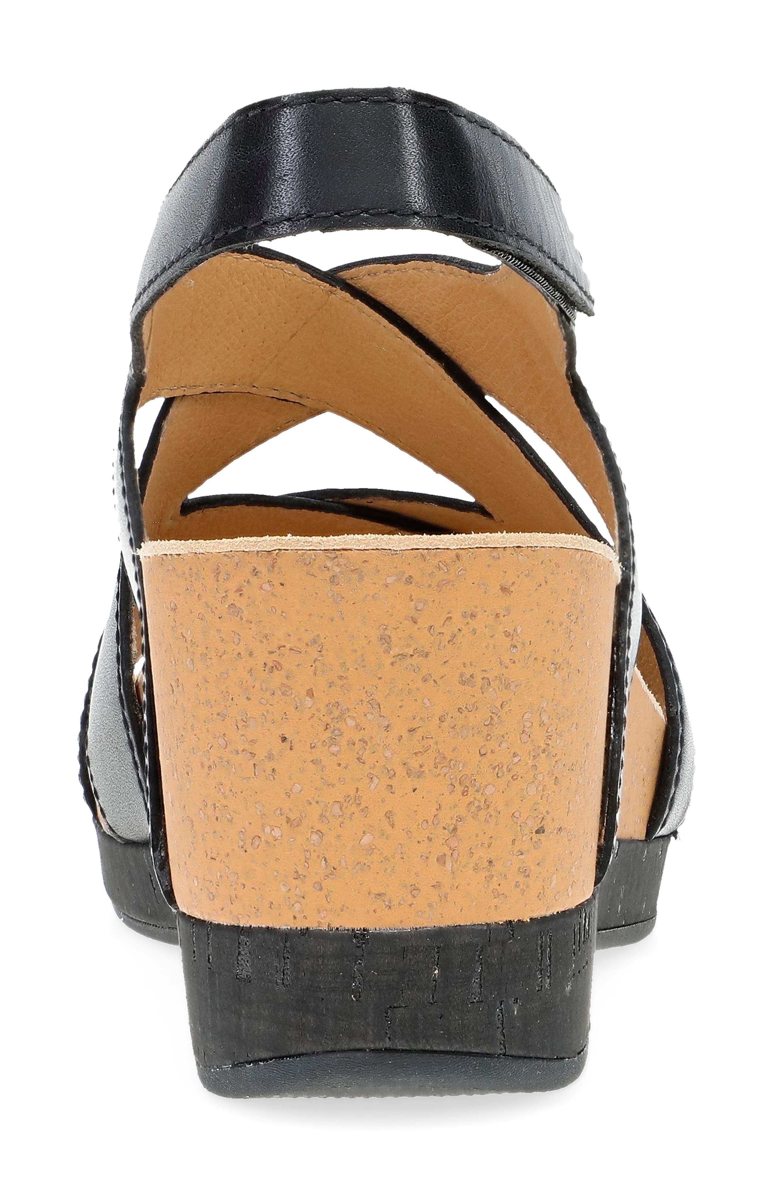 Dansko Shyla Slingback Wedge Sandal, Alternate, color, 