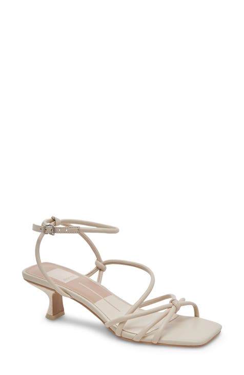 Cream ankle strap sandals online