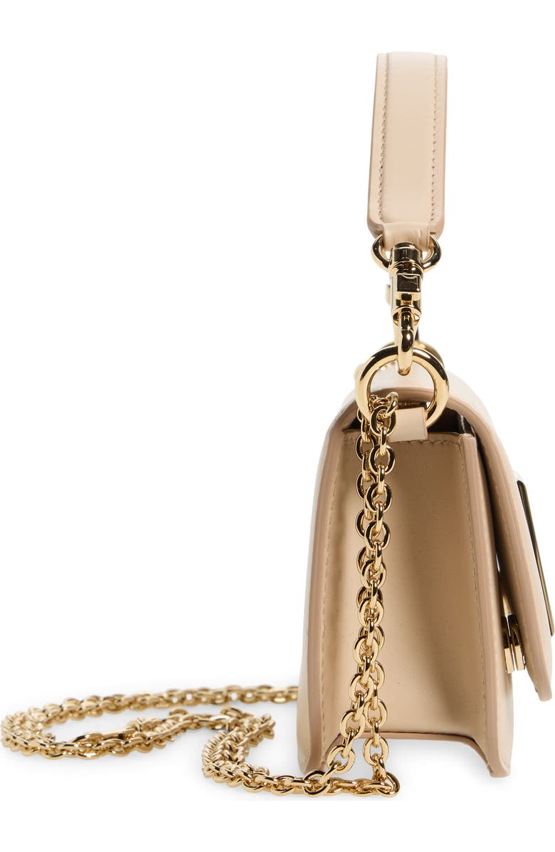 Dolce&Gabbana 3.5 Leather Top Handle Bag, Alternate, color, Light Pastel Beige