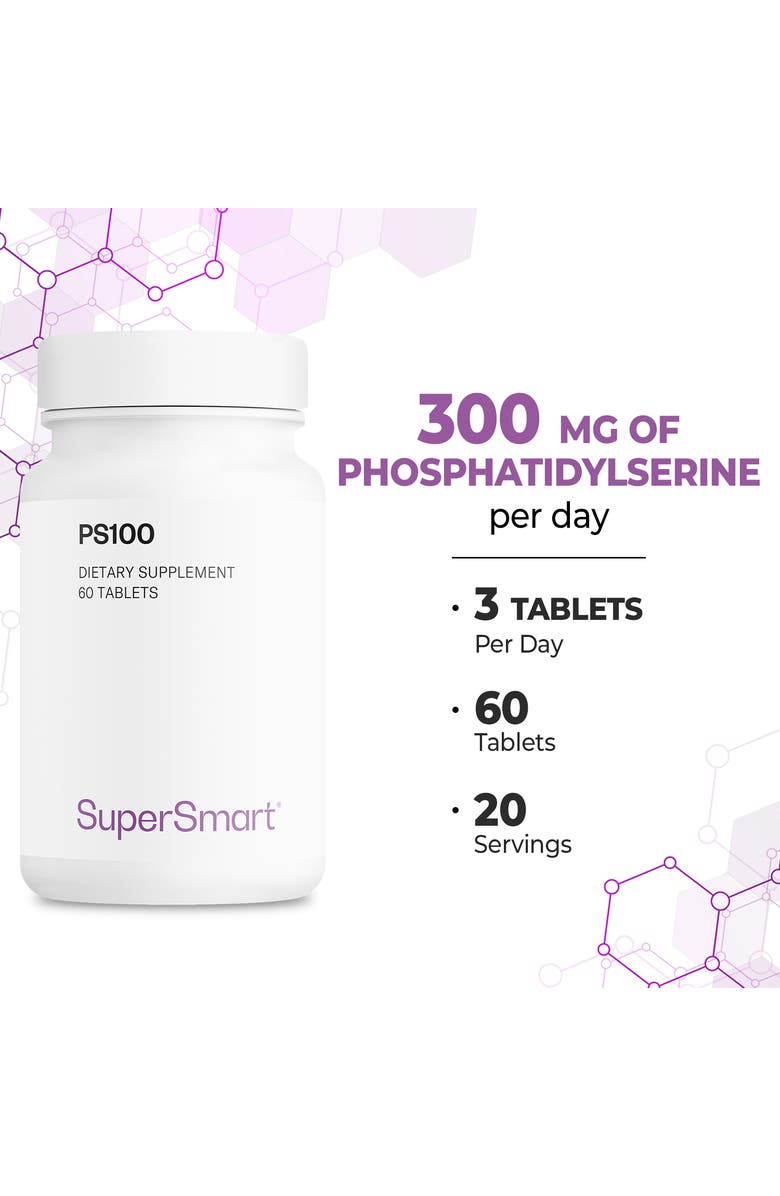 SuperSmart PS 100 Phosphatidylserine, Alternate, color, NO COLOR