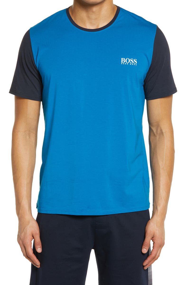 BOSS Men's Balance Stretch Cotton & Modal Crewneck T-Shirt, Main, color, 