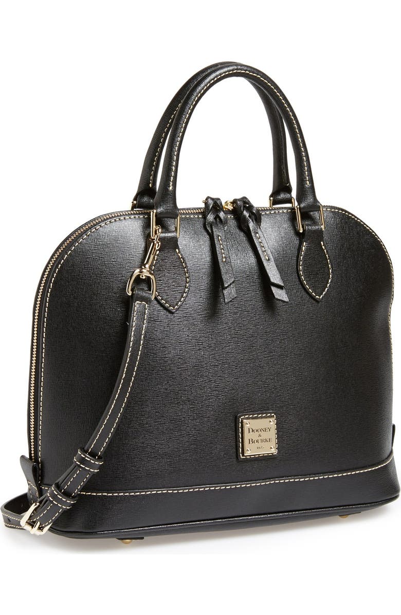 Dooney & Bourke Saffiano Leather Satchel, Main, color,