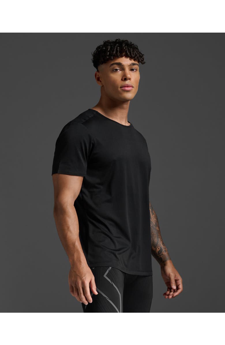 2XU Light Speed Tech Tee, Alternate, color, Black/Black Reflective
