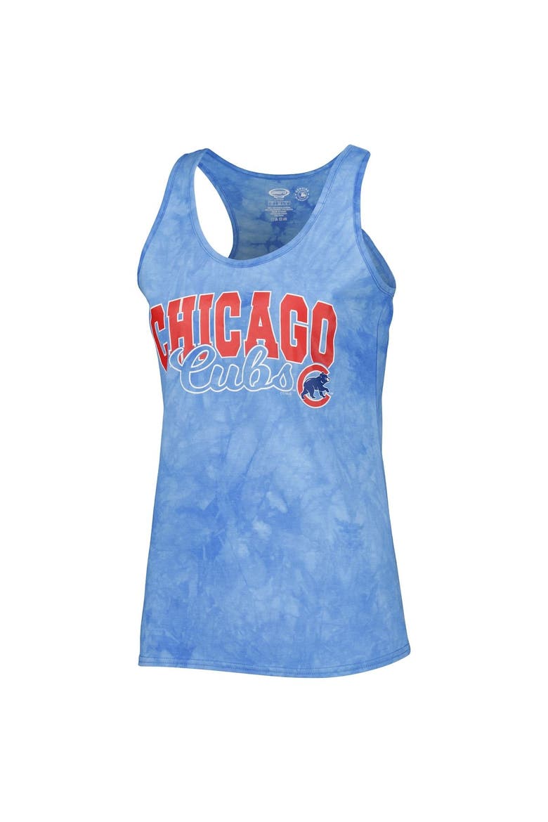 Women's Concepts Sport Royal Chicago Cubs Billboard Racerback Tank & Shorts Sleep Set, Alternate, color, Royal