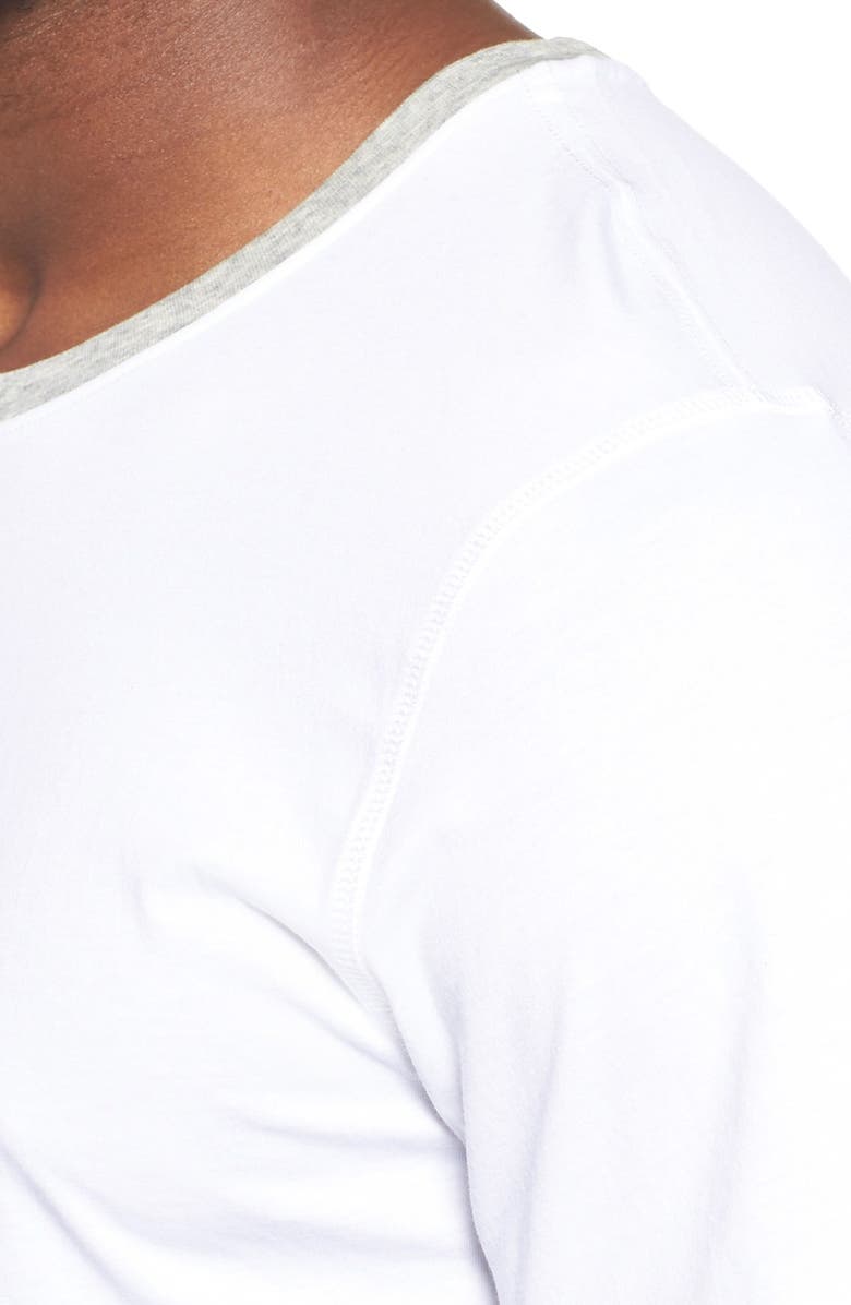 Daniel Buchler Crewneck Peruvian Pima Cotton T-Shirt, Alternate, color, 