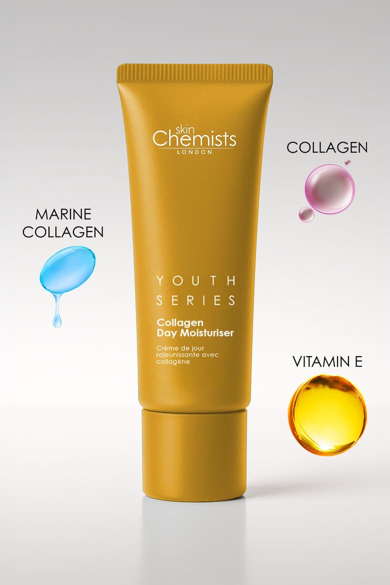 Youth Series 1% Collagen Day Moisturizer 50ml for Loss of Firmness, Anti-Aging, Alternate, color, White