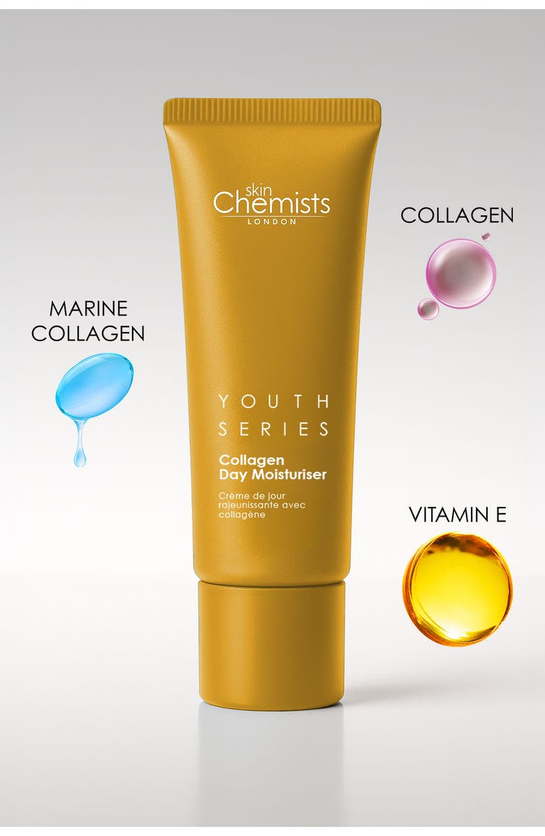 SKINCHEMISTS Youth Series 1% Collagen Day Moisturiser 50ml, Alternate, color, White