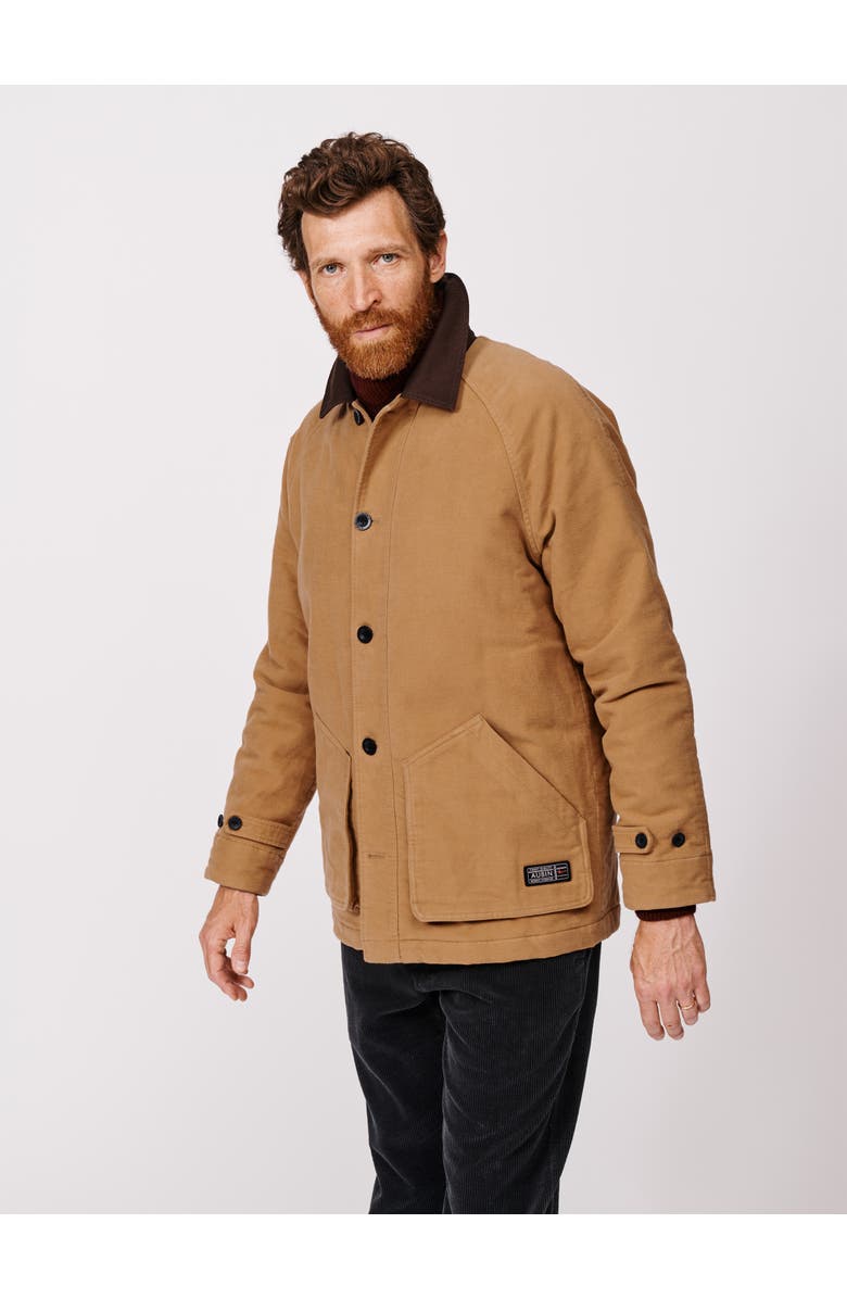 Aubin Bennett Moleskin Jacket, Alternate, color, Dijon