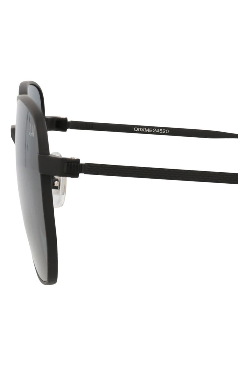 Dunhill 59mm Square Sunglasses, Alternate, color, Black Black Grey