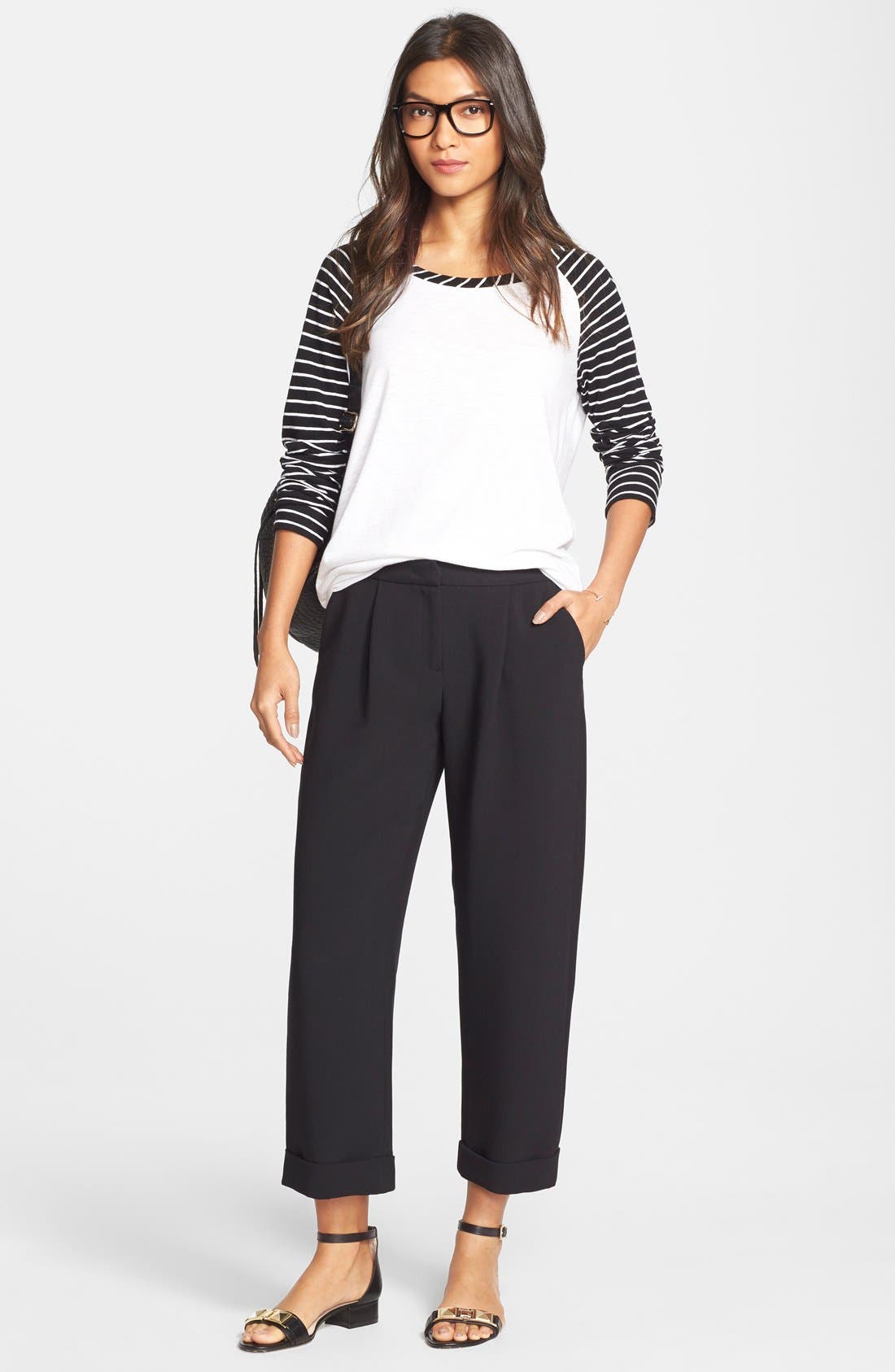 Louise et Cie 'Isabelle' Ankle Strap Sandal, Alternate, color, 