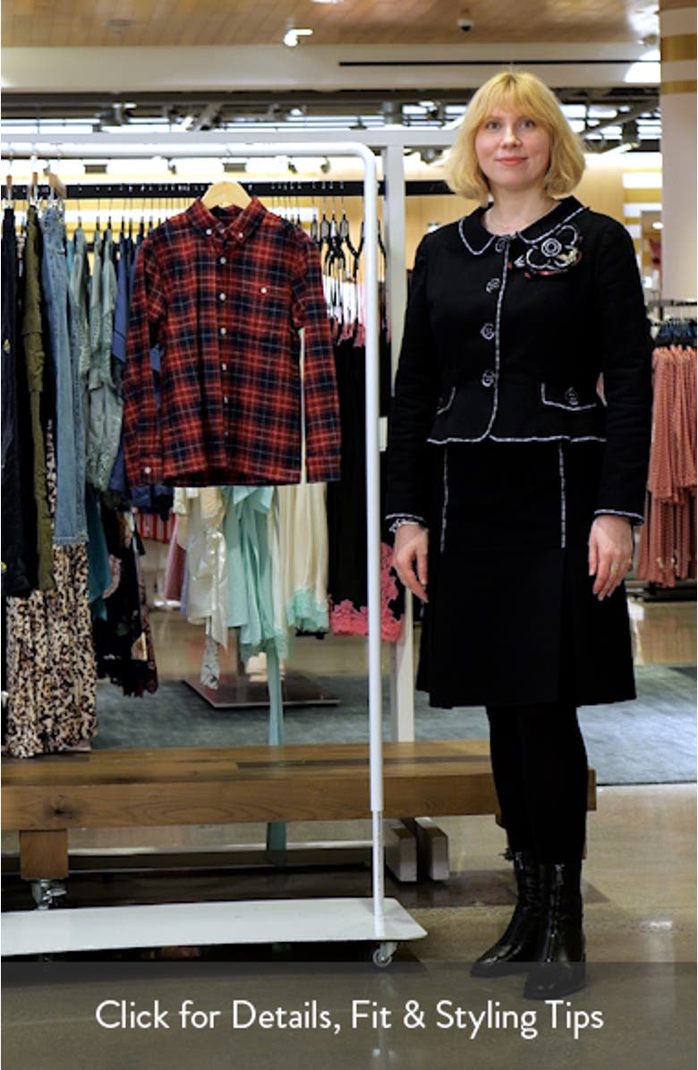 Kids' Bronts Kids' Plaid Cotton Button-Down Shirt, sales video thumbnail