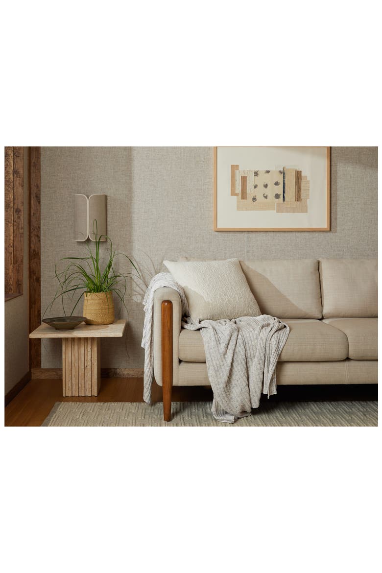 Oversize Knit Throw Blanket, Alternate, color, MARLED