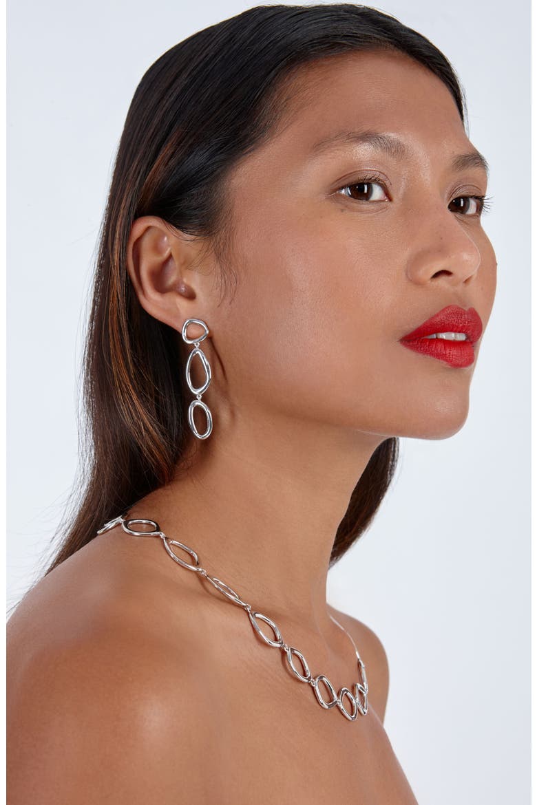 Eternal Volcan Necklace, Alternate, color, Sterling Silver