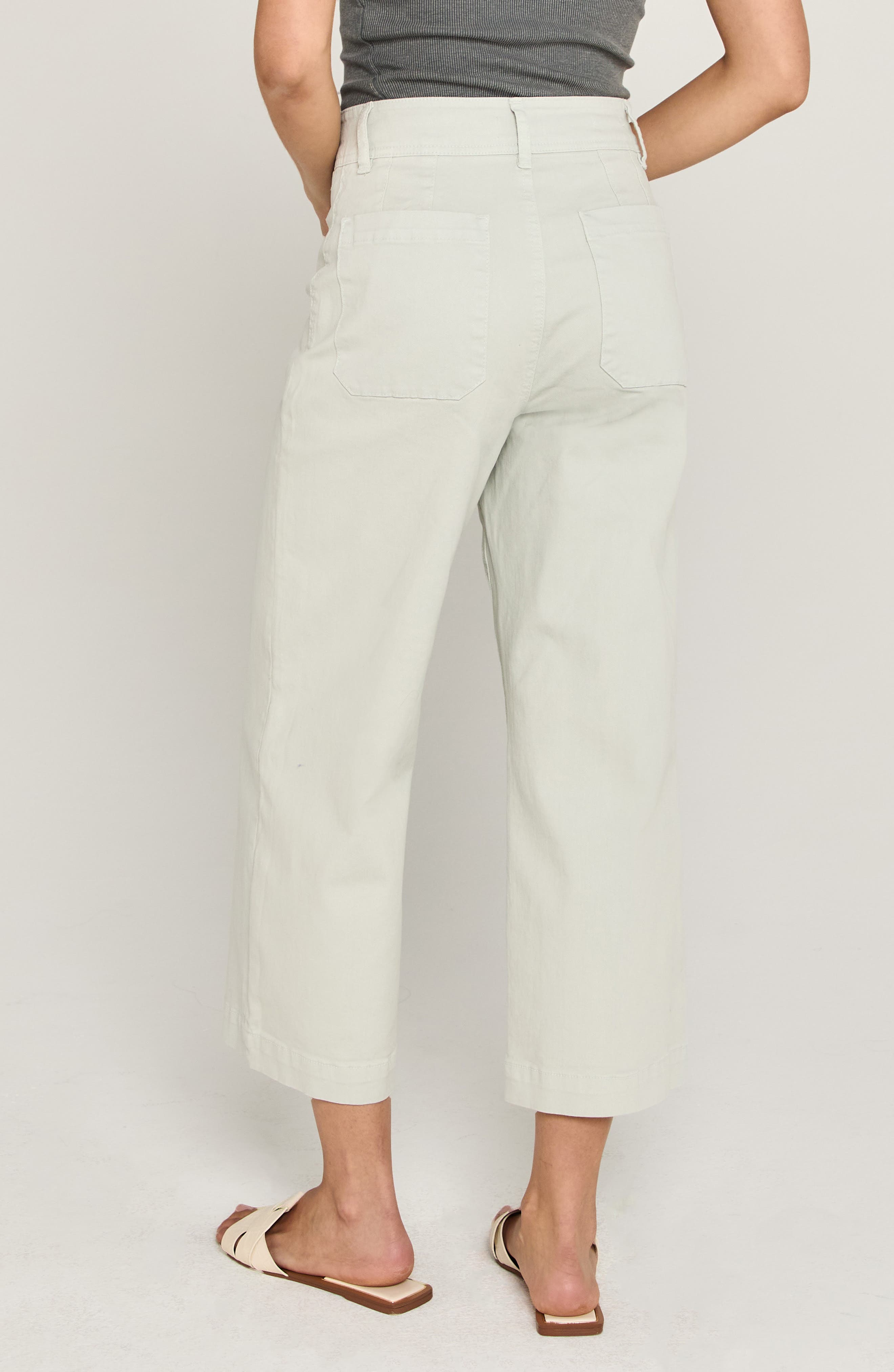 Gemma Stretch Cotton Crop Pants - image 2
