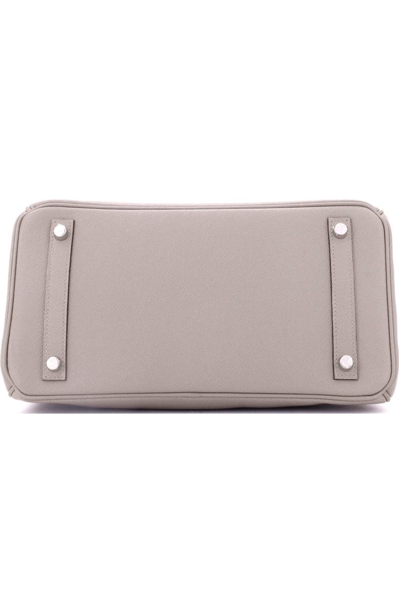 Pre-Owned Hermes Birkin Handbag Grey Epsom with Palladium Hardware 30, Alternate, color, Gris Asphalte