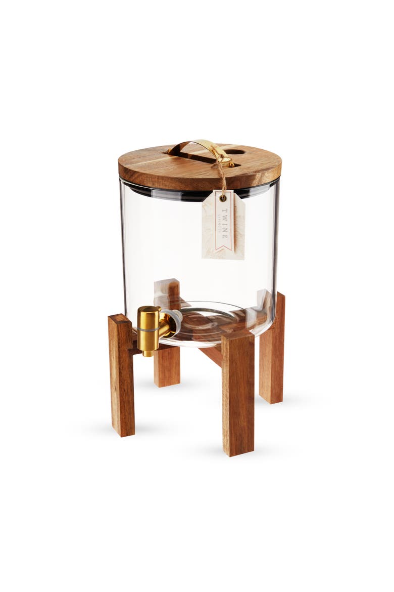 Modern Manor Drink Dispenser, Alternate, color, Brown