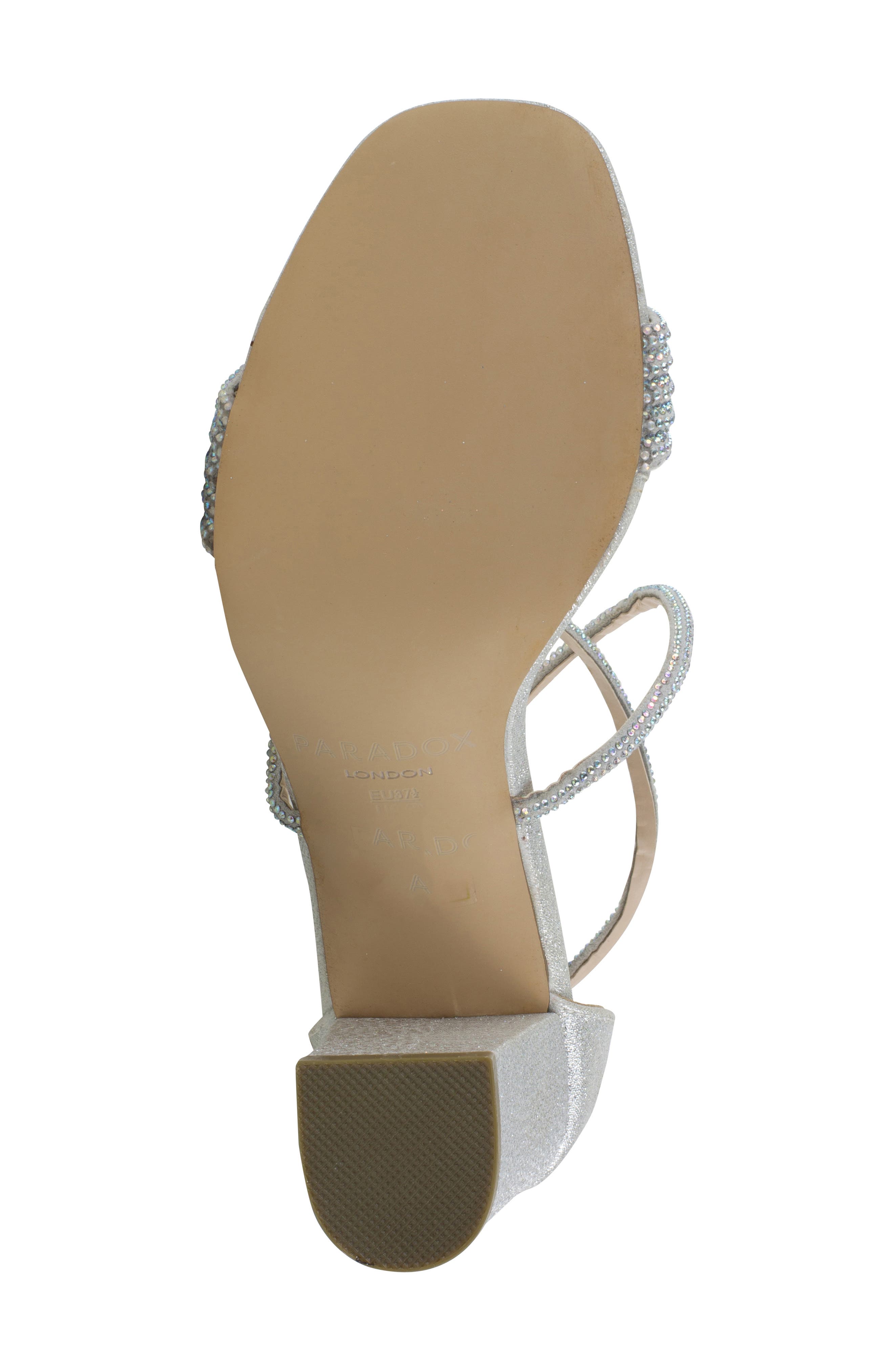 Mackenzie Embellished Sandal, Alternate, color, SILVER