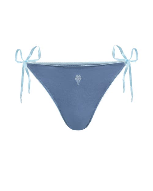 Adore Me Fun Brazilian Panties Pack Of 3 In Blue