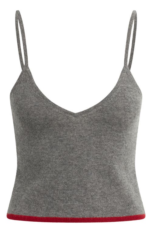 Favorite Daughter The Rebecca Cashmere Camisole Sweater In Gray