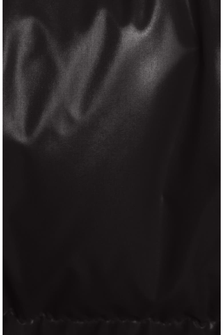 Huppe Nylon Down Puffer Jacket, Alternate, color, BLACK