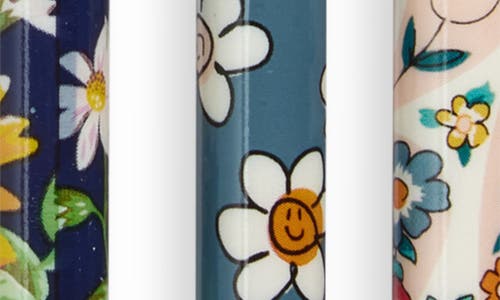 Vera Bradley Set Of 4 Reusable Straws In Multi