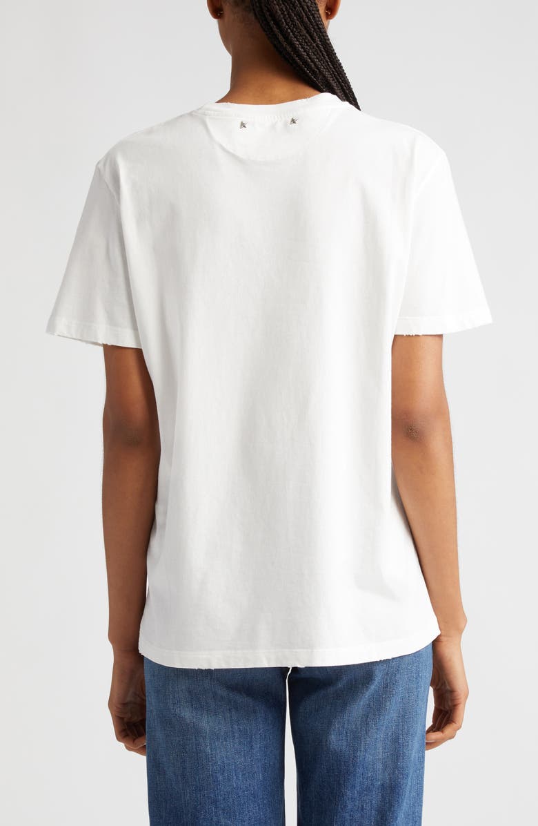 Golden Goose Logo Patch T-Shirt, Alternate, color,