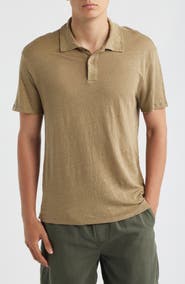 ALEX CRANE Linen Polo
