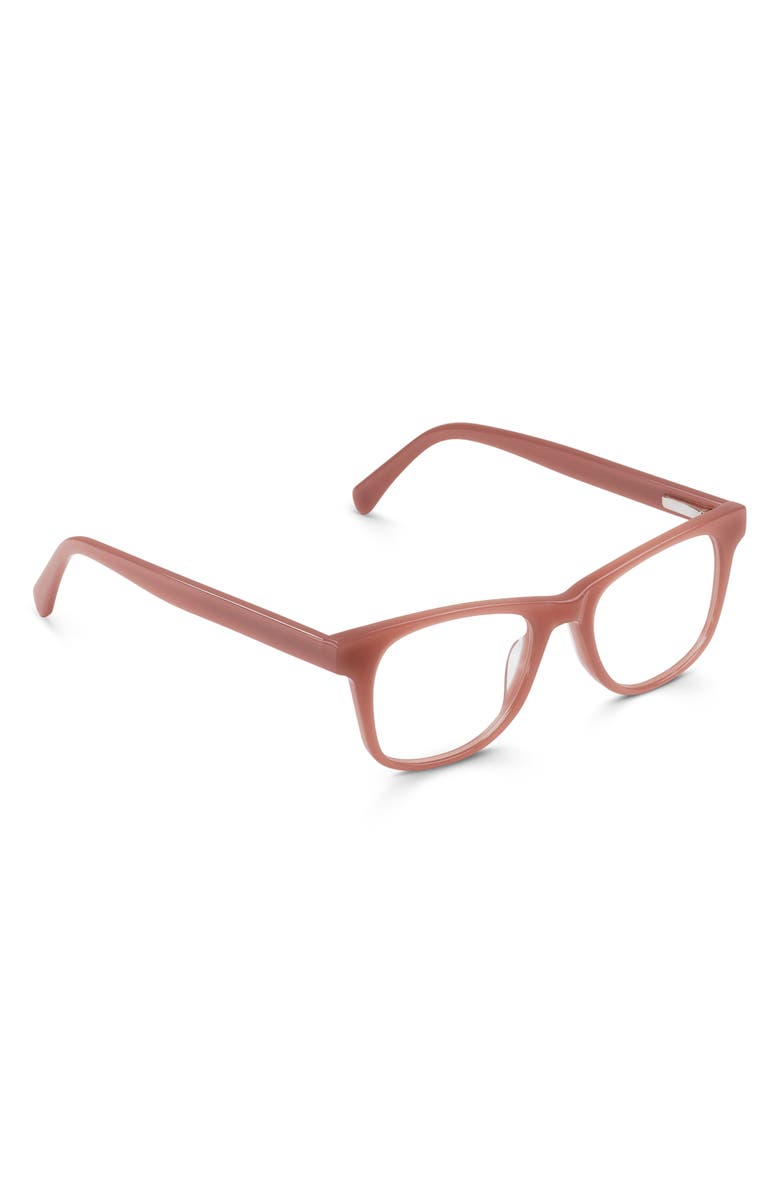 eyebobs The Director 46mm Square Reading Glasses, Alternate, color, Mauve Pink